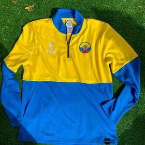 Official FIFA World Cup Qatar 2022 Ecuador 1/4 Zip Pullover Jacket